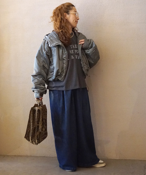 JOURNAL STANDARD LUXE（ジャーナルスタンダード　ラックス）の「プリントロンT(TAKE ME)（Tシャツ/カットソー・レディース・チャコールグレー/グレー・FREE）」の5枚目の写真