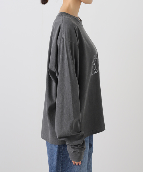 JOURNAL STANDARD LUXE（ジャーナルスタンダード　ラックス）の「プリントロンT(TAKE ME)（Tシャツ/カットソー・レディース・チャコールグレー/グレー・FREE）」の9枚目の写真