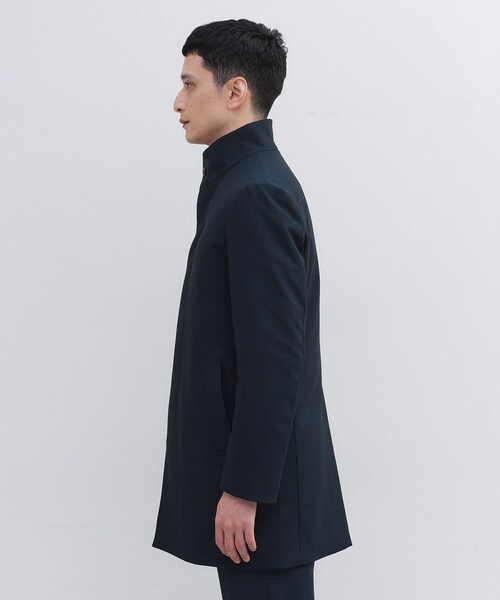 TAKEO KIKUCHI（タケオキクチ）の「【ダウンライナー付き】ドビースタンドカラーコート（その他アウター・メンズ・ネイビー/チャコールグレー/ブラック・01/02/03/04）」の10枚目の写真