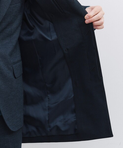 TAKEO KIKUCHI（タケオキクチ）の「【ダウンライナー付き】ドビースタンドカラーコート（その他アウター・メンズ・ネイビー/チャコールグレー/ブラック・01/02/03/04）」の21枚目の写真