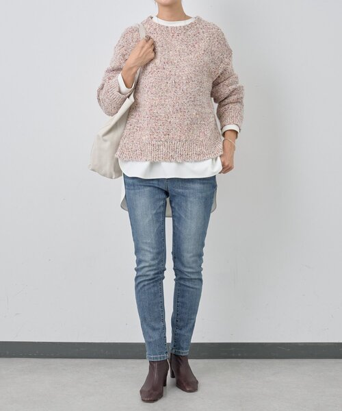 BEARDSLEY（ビアズリー）の「《NOTHING WRITTEN》スエードトートバッグ（トートバッグ・レディース・アイボリー・FREE）」の2枚目の写真