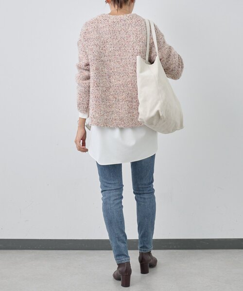 BEARDSLEY（ビアズリー）の「《NOTHING WRITTEN》スエードトートバッグ（トートバッグ・レディース・アイボリー・FREE）」の3枚目の写真