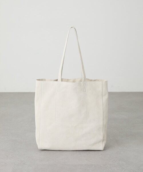 BEARDSLEY（ビアズリー）の「《NOTHING WRITTEN》スエードトートバッグ（トートバッグ・レディース・アイボリー・FREE）」の8枚目の写真