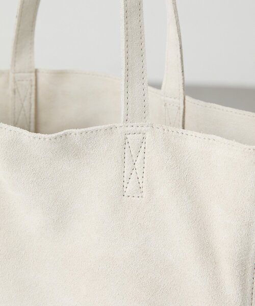 BEARDSLEY（ビアズリー）の「《NOTHING WRITTEN》スエードトートバッグ（トートバッグ・レディース・アイボリー・FREE）」の9枚目の写真