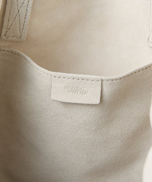 Nothing written ベージュ スエード トートバッグ セール】《NOTHING WRITTEN》スエードトートバッグ（トートバッグ