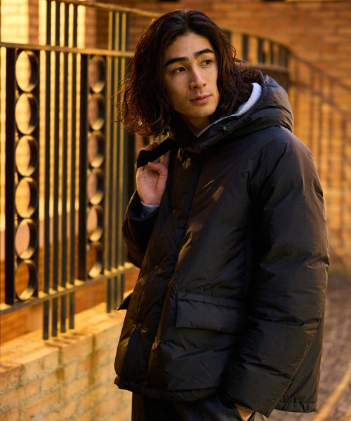 REMI RELIEF（レミレリーフ）の「REMI RELIEF/レミレリーフ 超軽量ナイロン アウトドア ダウンジャケット（ダウンジャケット/コート・メンズ・ブラック・M/L/XL）」の9枚目の写真