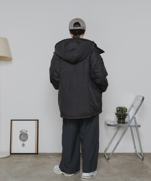 REMI RELIEF（レミレリーフ）の「REMI RELIEF/レミレリーフ 超軽量ナイロン アウトドア ダウンジャケット（ダウンジャケット/コート・メンズ・ブラック・M/L/XL）」の12枚目の写真