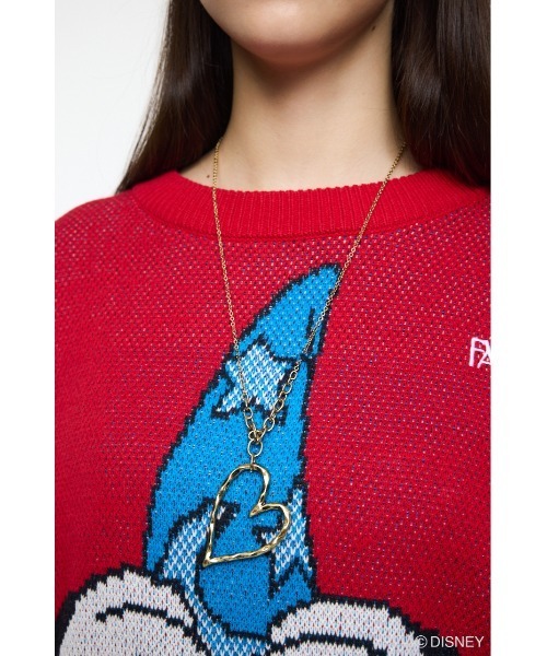 Disney SERIES CREATED by MUS(ディズニーシリーズクリエイテッドバイエムユーエス)の「MD JACQUARD ニットトップス /FANTASIA(ニット/セーター・レディース・ホワイト/レッド/ブラック/ブルー・FREE)」の12枚目の写真