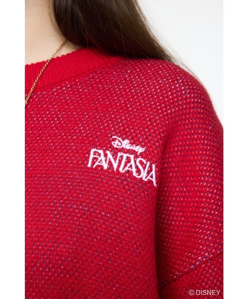 Disney SERIES CREATED by MUS(ディズニーシリーズクリエイテッドバイエムユーエス)の「MD JACQUARD ニットトップス /FANTASIA(ニット/セーター・レディース・ホワイト/レッド/ブラック/ブルー・FREE)」の13枚目の写真