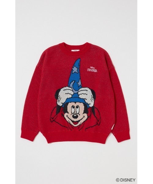 Disney SERIES CREATED by MUS(ディズニーシリーズクリエイテッドバイエムユーエス)の「MD JACQUARD ニットトップス /FANTASIA(ニット/セーター・レディース・ホワイト/レッド/ブラック/ブルー・FREE)」の15枚目の写真