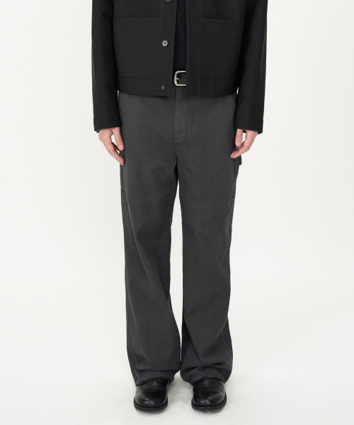 INSILENCE(インサイロンス)の「コードデニムワークパンツチャコール(デニムパンツ・レディース・その他・LARGE/SMALL/MEDIUM)」の1枚目の写真