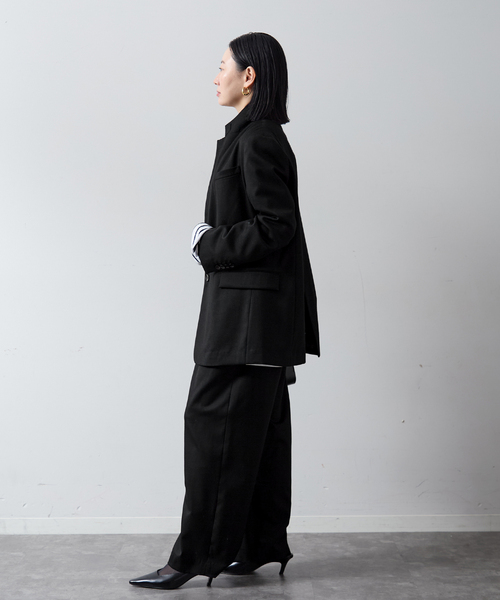 セール】woolタックワイドパンツ（スラックス）｜VERMEIL par iena