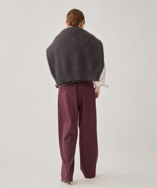 セール】woolタックワイドパンツ（スラックス）｜VERMEIL par iena