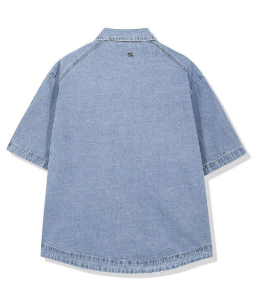GUBIN（グビン）の「[シーズンオフ] ヴィンテージクロップデニムシャツ（シャツ/ブラウス・レディース・その他・MEDIUM/LARGE）」の2枚目の写真