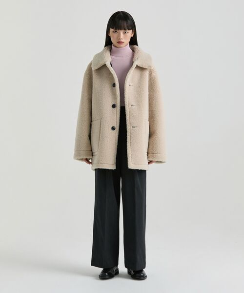 MUSINSA STANDARD WOMAN（ムシンサスタンダードウーマン）の「レディースリブ編みスリムタートルネックニット[ライラック]（ニット/セーター・レディース・その他・MEDIUM/X-SMALL/SMALL/LARGE）」の5枚目の写真