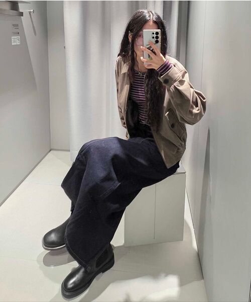 MUSINSA STANDARD WOMAN（ムシンサスタンダードウーマン）の「ウィメンズデニムマキシスカート[ディープインディゴ]（スカート・レディース・その他・MEDIUM/LARGE/X-SMALL/SMALL）」の8枚目の写真
