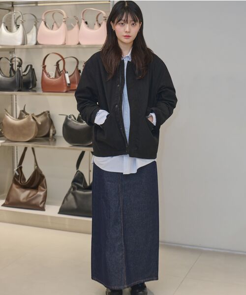 MUSINSA STANDARD WOMAN（ムシンサスタンダードウーマン）の「ウィメンズデニムマキシスカート[ディープインディゴ]（スカート・レディース・その他・MEDIUM/LARGE/X-SMALL/SMALL）」の14枚目の写真