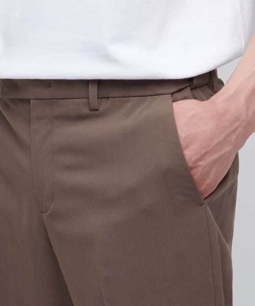 MUSINSA STANDARD（ムシンサスタンダード）の「軽量セミワイド隠しバンディングスラックス[ライトブラウン]（スラックス・メンズ・その他・29/38/42/30/26/27/28/40）」の4枚目の写真