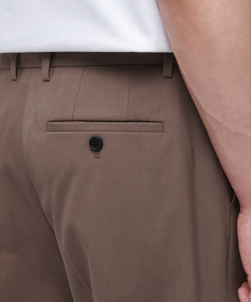 MUSINSA STANDARD（ムシンサスタンダード）の「軽量セミワイド隠しバンディングスラックス[ライトブラウン]（スラックス・メンズ・その他・29/38/42/30/26/27/28/40）」の6枚目の写真