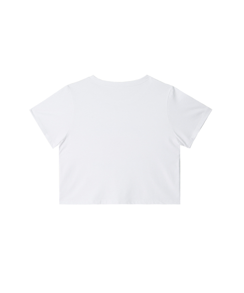 VIKINI VENDER(ビキニベンダー)の「ラブサマー モーダル クロップT - ホワイト(Tシャツ/カットソー・レディース・その他・ONE SIZE)」の7枚目の写真