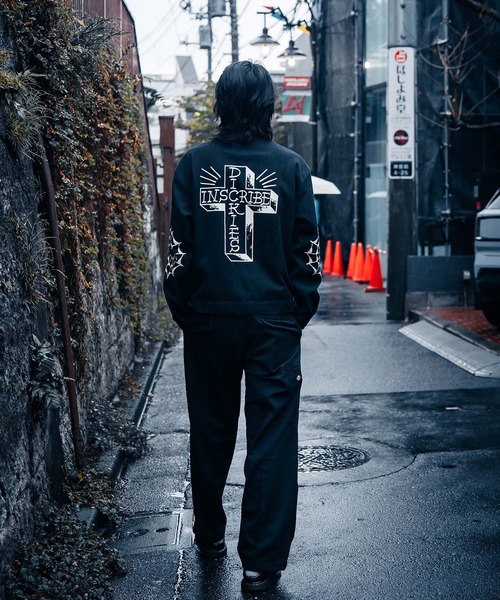 Dickies（ディッキーズ）の「Dickies/ディッキーズ MS X INS CROSS PRINT JK ジャケット 81560400（その他アウター・メンズ・ブラック/ストーン・M/XL/L）」の5枚目の写真