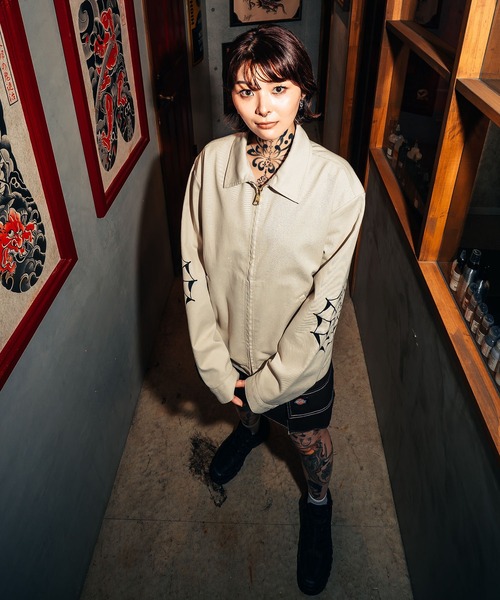 Dickies（ディッキーズ）の「Dickies/ディッキーズ MS X INS CROSS PRINT JK ジャケット 81560400（その他アウター・メンズ・ブラック/ストーン・M/XL/L）」の9枚目の写真