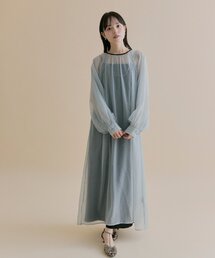 mystic | [森川企画/オケージョンアイテム]シアーレイヤード ワンピースSET(ワンピース)