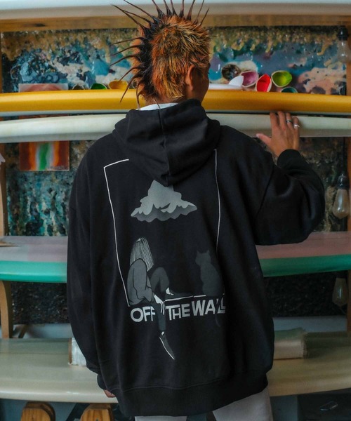 YUSUKE HANAI フーディー / HANAI GFX HOODIE Black VN000TRJBLK1