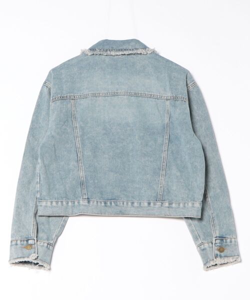 TONE SELECT WEAR（トーンセレクトウェア）の「【i-dare】フリンジデニムジャケット（デニムジャケット・レディース・ブルー・SMALL/MEDIUM/LARGE/X-LARGE）」の2枚目の写真