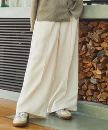 Casper John（キャスパージョン）の「Imitation linen semi baggy slacks/イミテーションリネンセミバギースラックス（スラックス）」