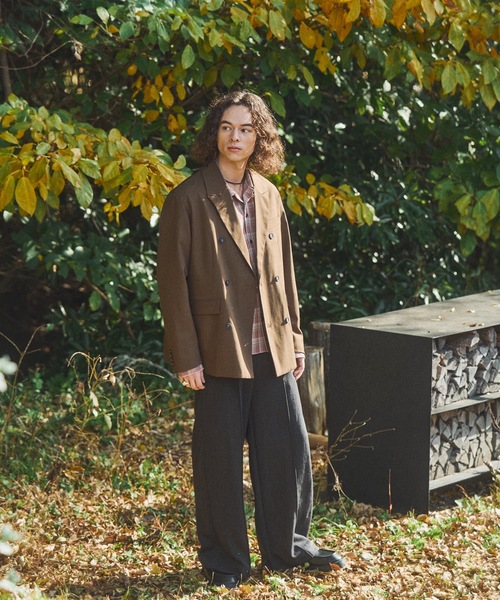 CASPER JOHN（キャスパージョン）の「Imitation linen semi baggy slacks/イミテーションリネンセミバギースラックス（スラックス・メンズ・アイボリー/ブラック/ブルー/オリーブ/ブラウン・X-SMALL/LARGE/SMALL/MEDIUM）」の19枚目の写真