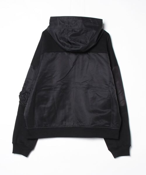 #Re:room(リルーム)の「スウィッチング ツイル スウェット ジップパーカー(パーカー・メンズ・ブラック/カーキ・S-M/M-L)」の22枚目の写真