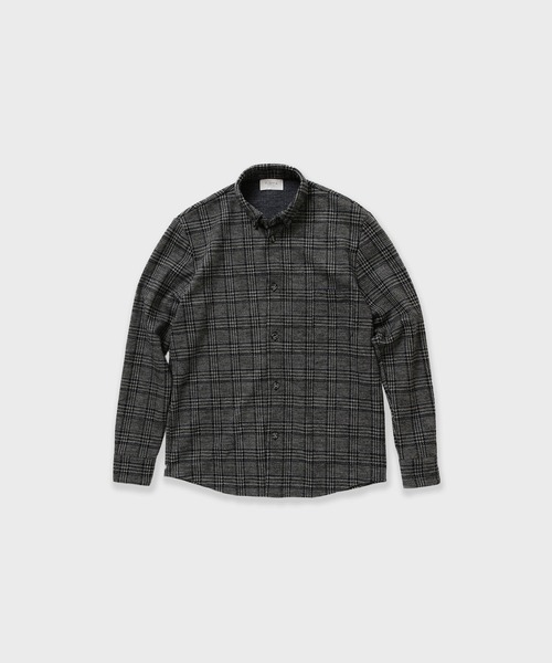 FLISTFIA(フリストフィア)の「FLISTFIA Wool Long Sleeve BD Shirts / LS03016 秋服 冬服(シャツ/ブラウス・メンズ・ブラック/ネイビー・3)」の10枚目の写真