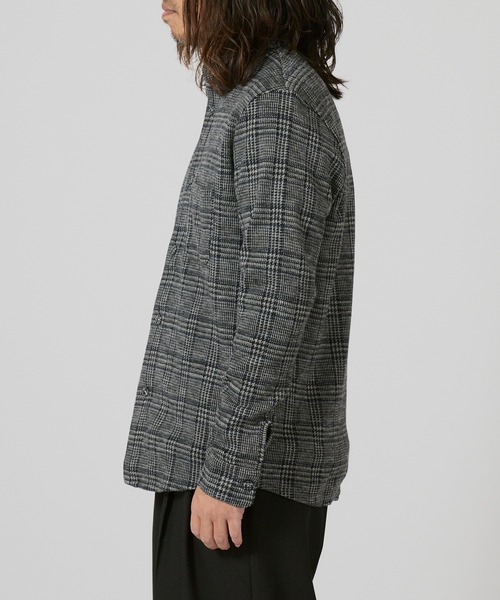 FLISTFIA(フリストフィア)の「FLISTFIA Wool Long Sleeve BD Shirts / LS03016 秋服 冬服(シャツ/ブラウス・メンズ・ブラック/ネイビー・3)」の17枚目の写真