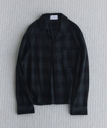 コットンギャバタックカーブパンツ - cotton gabardine tuck curved