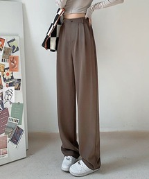 ストレートスラックスパンツ