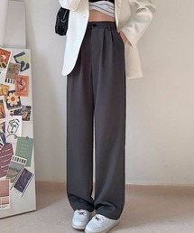 ストレートスラックスパンツ