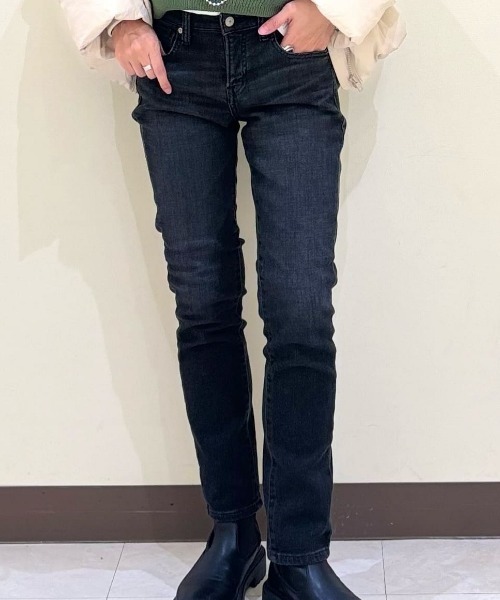 SOMETHING(サムシング)の「SOMETHING(サムシング)【レディース】「BODYFIRE」テーパードパンツ(その他パンツ・レディース・ブラック・25inch/26inch/27inch/28inch/29inch/30inch)」の6枚目の写真