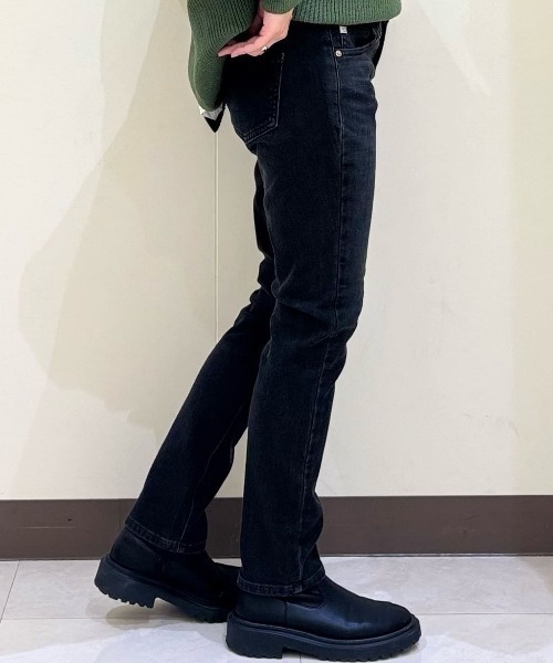 SOMETHING(サムシング)の「SOMETHING(サムシング)【レディース】「BODYFIRE」テーパードパンツ(その他パンツ・レディース・ブラック・25inch/26inch/27inch/28inch/29inch/30inch)」の7枚目の写真
