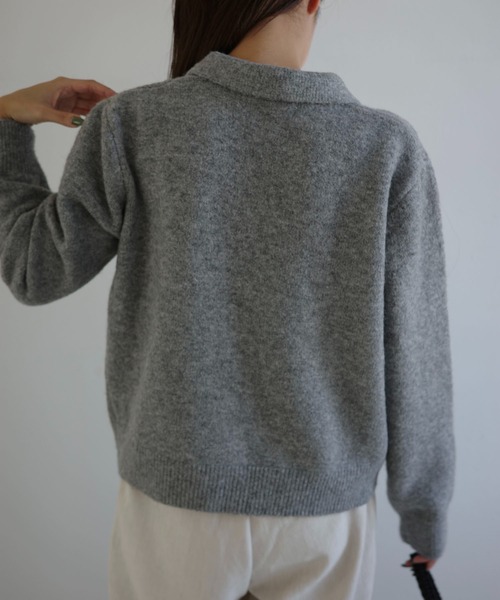chic soft touch argyle knit cardigan（カーディガン/ボレロ