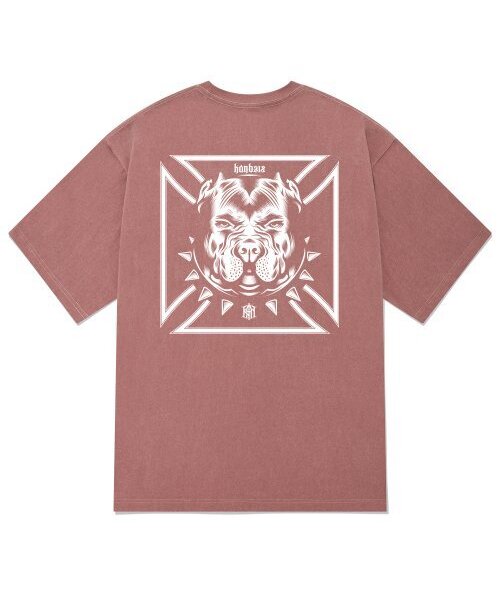 KAN6312(カン6312)の「KTPP0114 フィットブル ピグメント 半袖Tシャツ - ピンク(Tシャツ/カットソー・メンズ・その他・X-LARGE/MEDIUM/LARGE)」の1枚目の写真