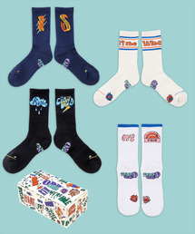 ODDSOCKS（オッドソックス）の「[ギフトセット]クールマックスランニングクルーソックスB 4個入り - マラソンソックス（スポーツグッズ）」