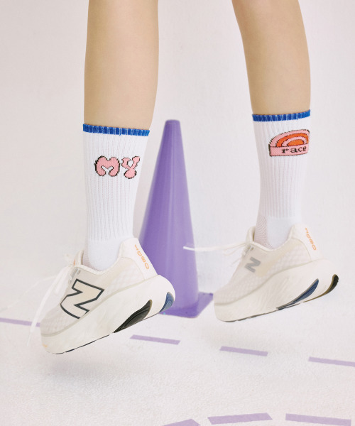 ODDSOCKS（オッドソックス）の「[ギフトセット]クールマックスランニングクルーソックスB 4個入り - マラソンソックス（スポーツグッズ・レディース・その他・M（23.5cm～25.5cm）/L(25.5~29cm)）」の3枚目の写真