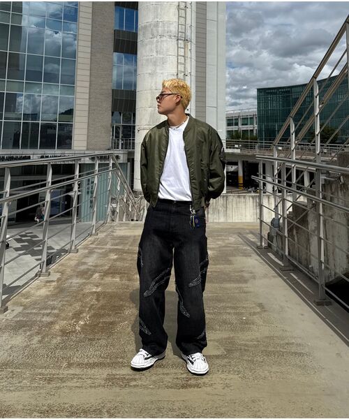DECET(デケト)の「Fringe Applique Wide Jeans DCPT054BlackA(デニムパンツ・レディース・その他・26/28/30/32/34)」の20枚目の写真