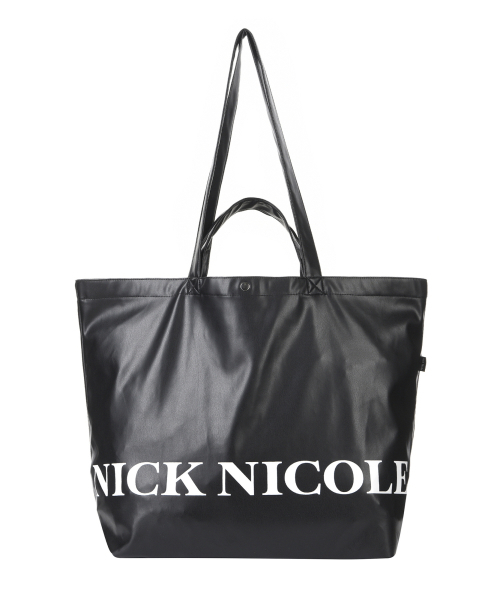 NICK&NICOLE(ニックアンドニコール)の「NICOLE LEATHER SHOPPER BAG_BLACK(ショルダーバッグ・レディース・その他・FREE)」の1枚目の写真