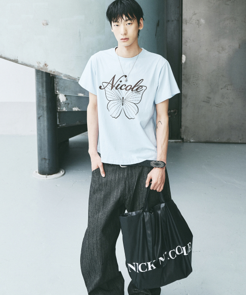 NICK&NICOLE(ニックアンドニコール)の「NICOLE LEATHER SHOPPER BAG_BLACK(ショルダーバッグ・レディース・その他・FREE)」の3枚目の写真