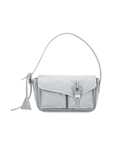 SSRL(シエスタ ロイヤル レーベル)の「Raven Oblique Mini Bag / Silver(ショルダーバッグ・レディース・その他・OS)」の1枚目の写真