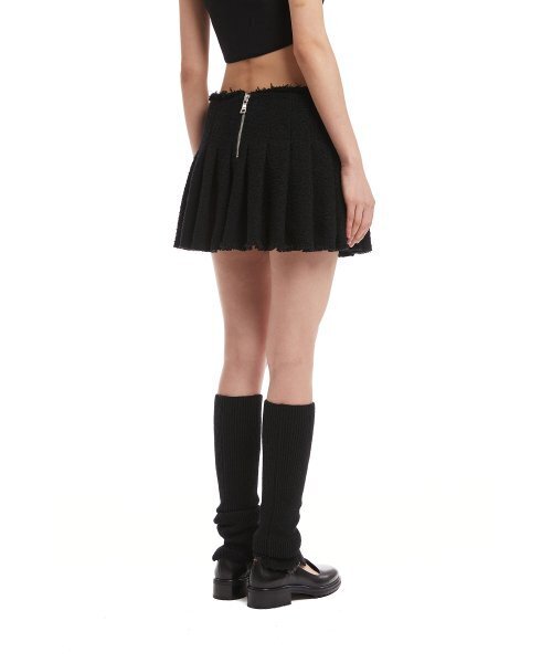 TRUNK PROJECT(トランクプロジェクト)の「Black Pleated Mini Skirt(スカート・レディース・ブラック・SMALL/X-SMALL)」の3枚目の写真