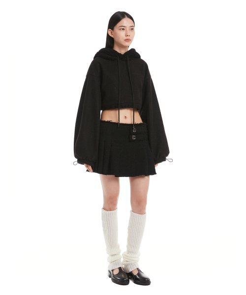 TRUNK PROJECT(トランクプロジェクト)の「Black Pleated Mini Skirt(スカート・レディース・ブラック・SMALL/X-SMALL)」の4枚目の写真