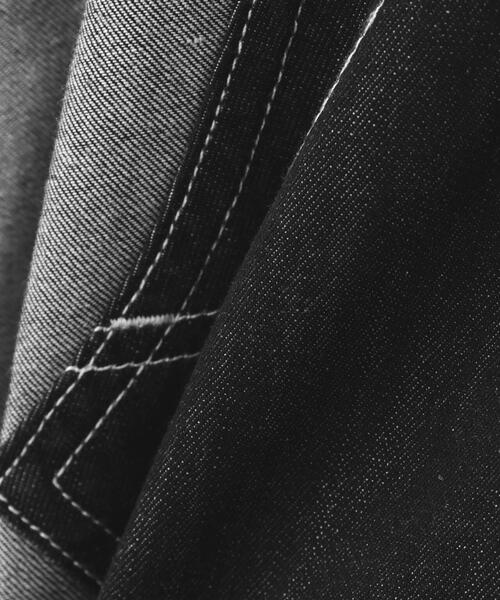 AULA AILA（アウラアイラ）の「AULA AILA/アウラアイラ/別注デニムリメイクスカート（スカート・レディース・ブラック/ブルー・1/0）」の6枚目の写真